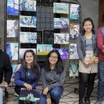 Estudiantes de la Unach plasmaron en arte el centro histórico de Riobamba
