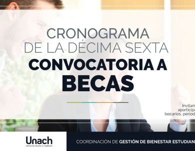 XVI CONVOCATORIA A BECAS PERIODO ABRIL- AGOSTO 2019