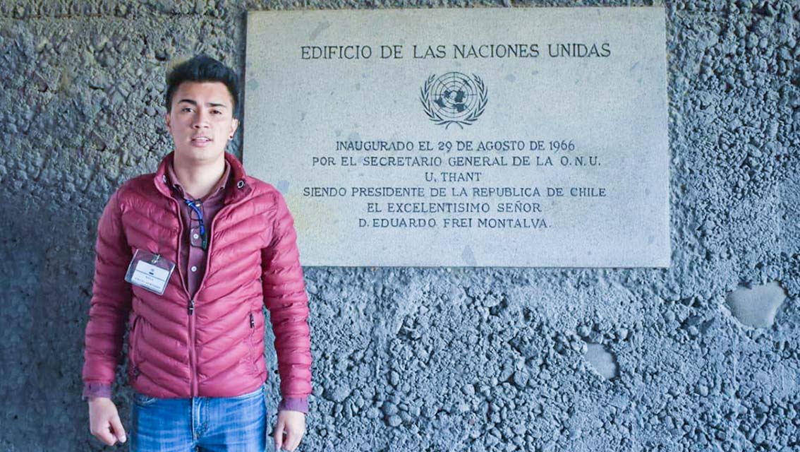 Estudiante de la Unach representa a Ecuador en el Foro de Juventudes