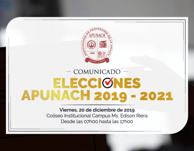 COMUNICADO APUNACH