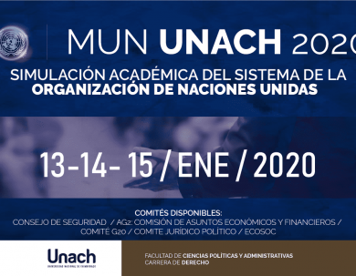 PARTICIPA EN EL MODELO DE NACIONES UNIDAS MUN UNACH 2020