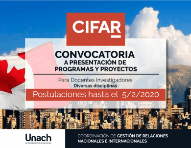 CONVOCATORIA A PRESENTACIÓN DE PROGRAMAS Y PROYECTOS CIFRAR AZRIELI GLOBAL SCHOLARS