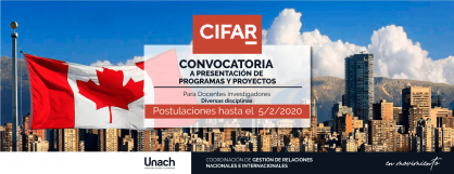 CONVOCATORIA A PRESENTACIÓN DE PROGRAMAS Y PROYECTOS CIFRAR AZRIELI GLOBAL SCHOLARS