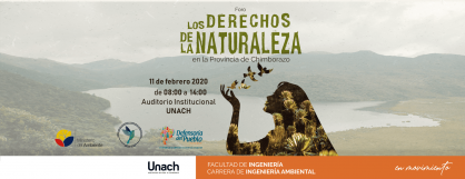 FORO LOS DERECHOS DE LA NARURALEZA EN LA PROVINCIA DE CHIMBORAZO