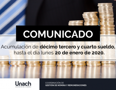 SOLICITUD DE ACUMULACIÓN DE DÉCIMO TERCER Y CUARTO SUELDO