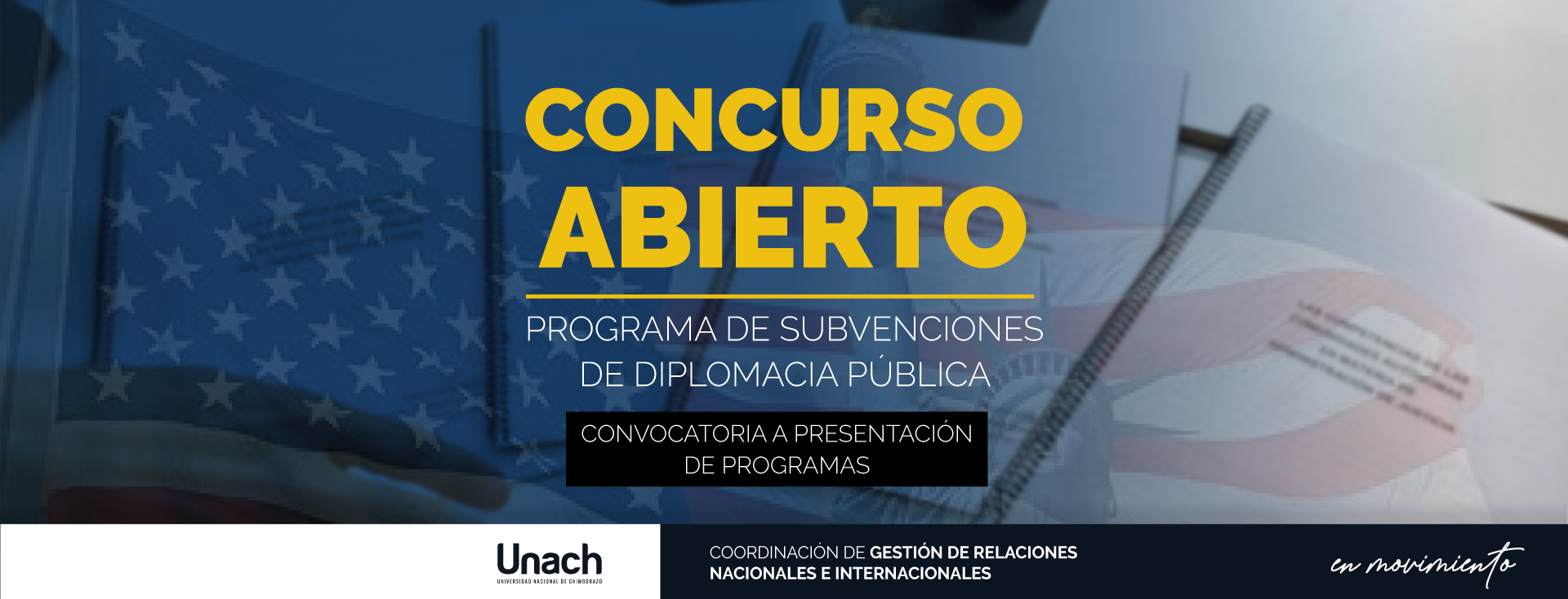 PROGRAMA DE SUBVENCIONES DE DIPLOMACIA PÚBLICA