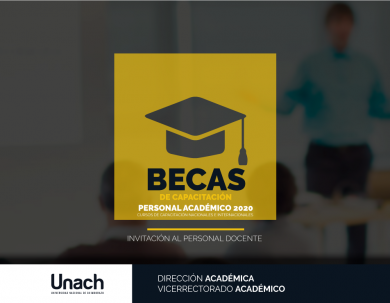BECAS DE CAPACITACIÓN PERSONAL ACADÉMICO 2020