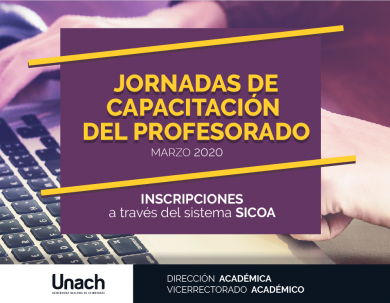 JORNADAS DE CAPACITACIÓN DEL PROFESORADO 2020