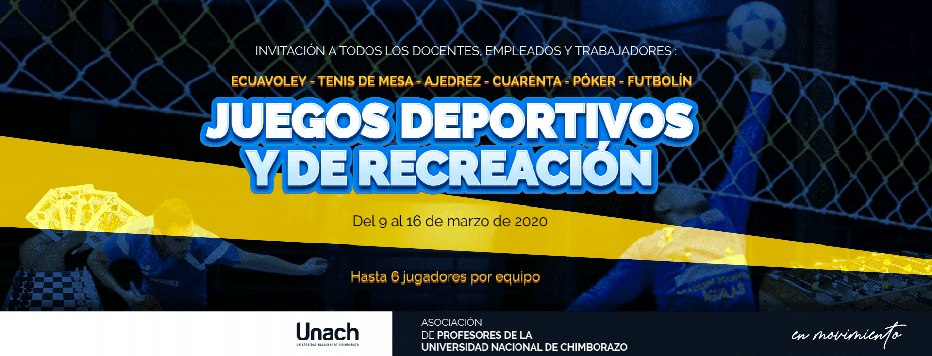 JUEGOS DEPORTIVOS Y RECREACIONALES