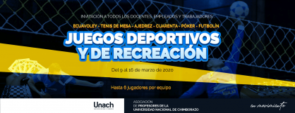 JUEGOS DEPORTIVOS Y RECREACIONALES