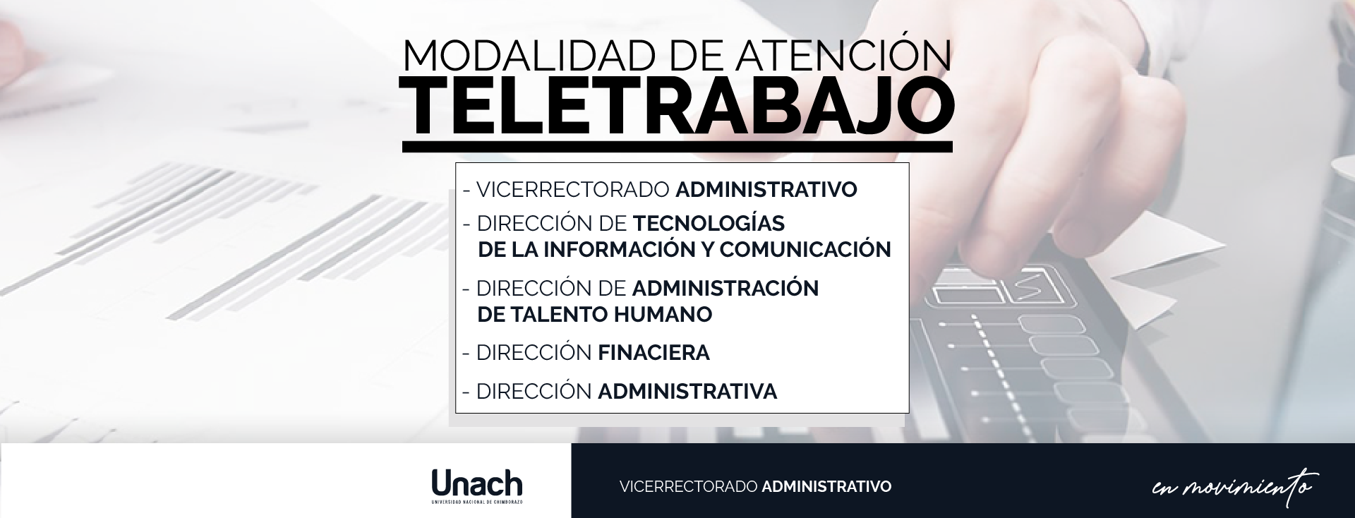 MODALIDAD DE ATENCIÓN TELETRABAJO