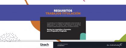 REQUISITOS TRABAJOS DE TITULACIÓN