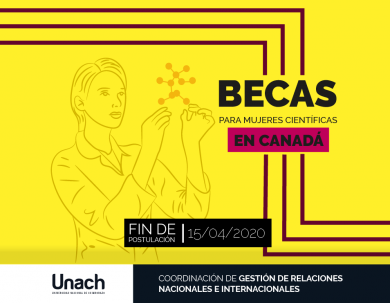 BECAS PARA MUJERES CIENTÍFICAS