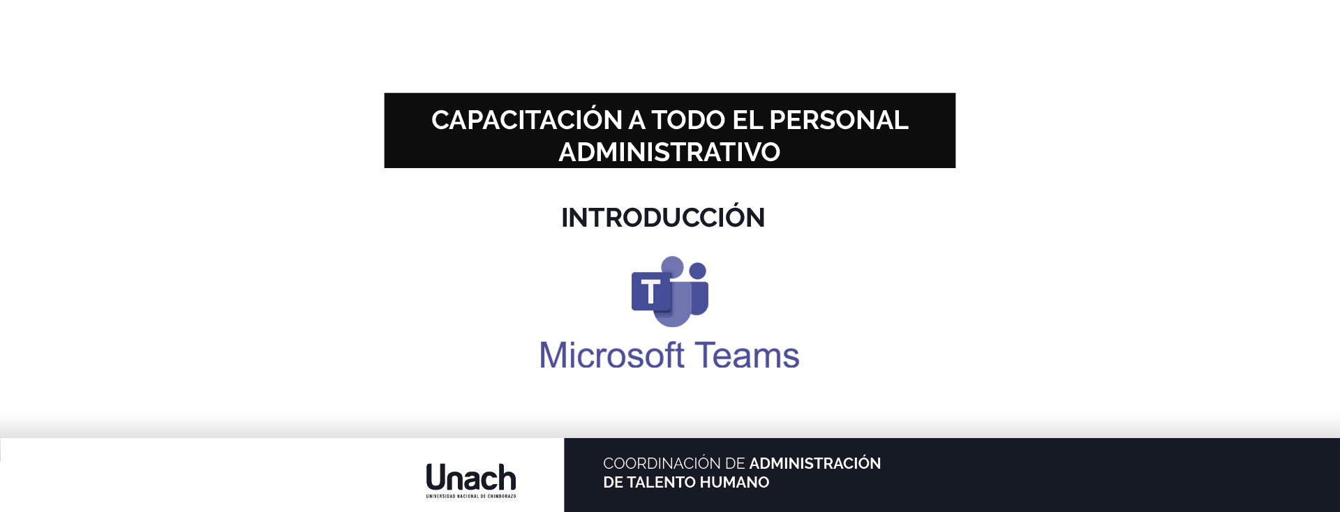 INTRODUCCIÓN A MICROSOFT  TEAMS