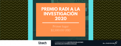 PREMIOS RADI A LA INVESTIGACIÓN 2020