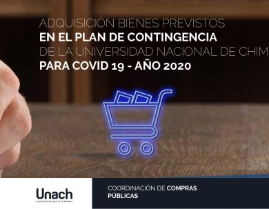 ADQUISICIÓN BIENES PREVISTOS EN EL PLAN DE CONTINGENCIA DE LA UNIVERSIDAD NACIONAL DE CHIMBORAZO PARA COVID 19 - AÑO 2020