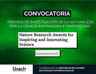 CONVOCATORIA “PREMIOS DE INVESTIGACIÓN DE LA NATURALEZA POR LA CIENCIA INSPIRADORA E INNOVADORA”