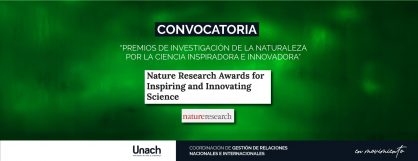 CONVOCATORIA “PREMIOS DE INVESTIGACIÓN DE LA NATURALEZA POR LA CIENCIA INSPIRADORA E INNOVADORA”