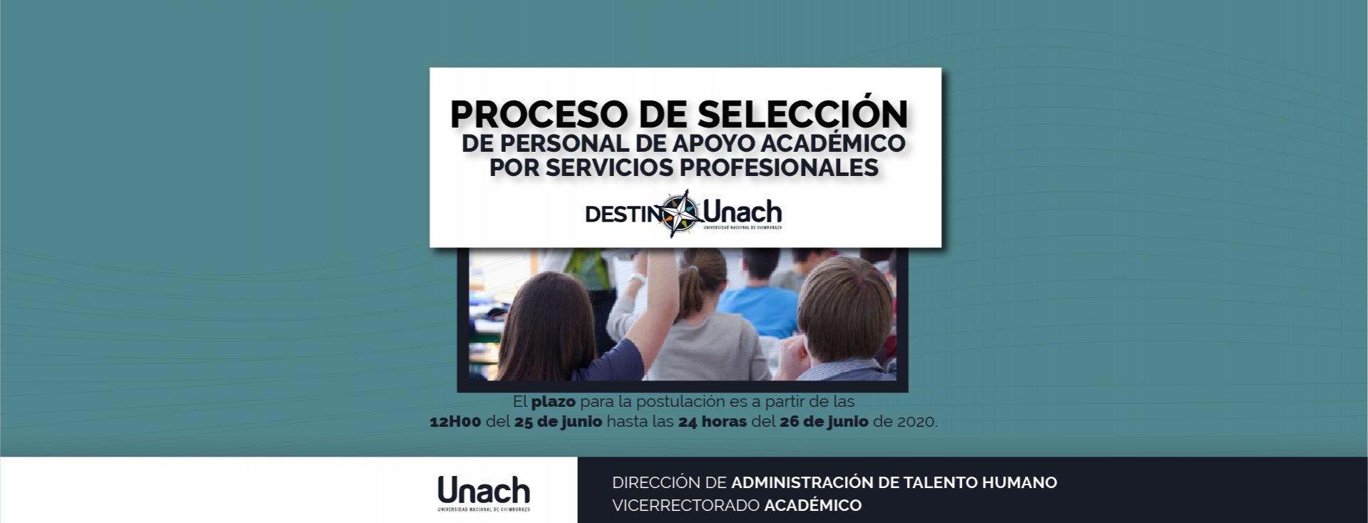 PROCESO DE SELECCIÓN  DE PERSONAL DE APOYO ACADÉMICO  POR SERVICIOS PROFESIONALES