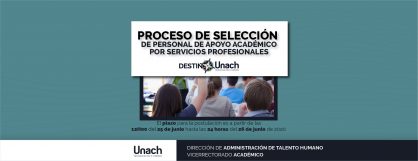 PROCESO DE SELECCIÓN  DE PERSONAL DE APOYO ACADÉMICO  POR SERVICIOS PROFESIONALES