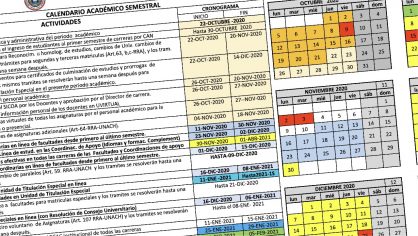 Se aprobó el calendario académico para el próximo periodo