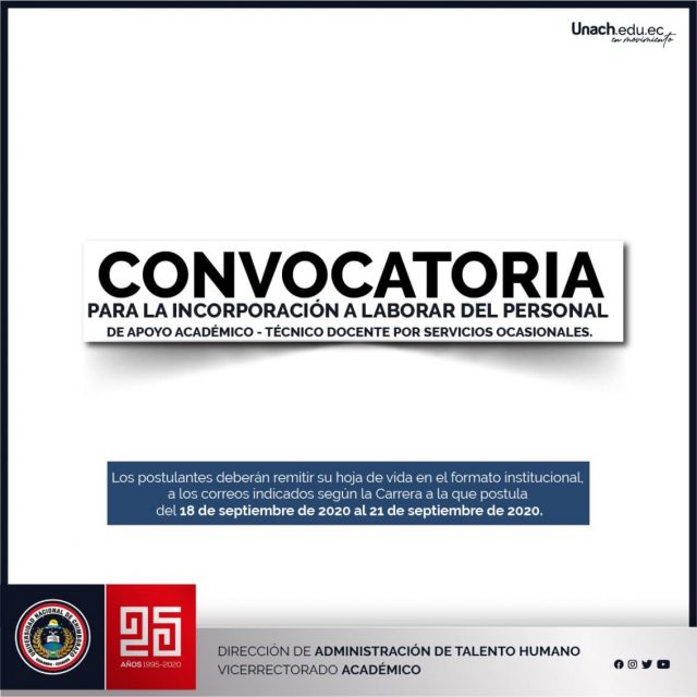 convocatoria