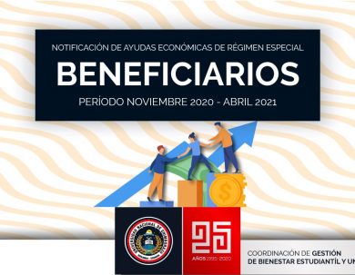 NOTIFICACIÓN DE AYUDAS ECONOMICAS DE REGIMEN ESPECIAL NOVIEMBRE 2020-ABRIL 2021