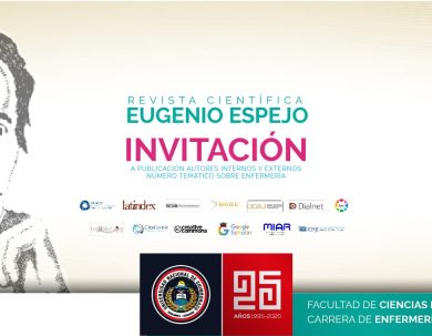 INVITACIÓN A AUTORES INTERNOS Y EXTERNOS A PARTICIPAR EN LA PUBLICACIÓN DEL NÚMERO TEMÁTICO DE ENFERMERÍA