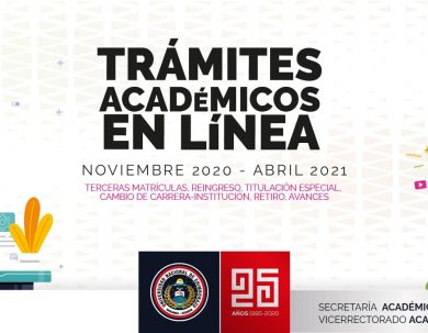 PROCEDIMIENTO PARA TRÁMITES ACADÉMICOS EN LÍNEA