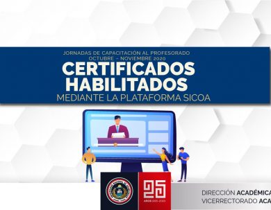 CERTIFICADOS HABILITADOS DE LAS JORNADAS DE CAPACITACIÓN DOCENTE OCTUBRE - NOVIEMBRE 2020
