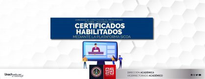 CERTIFICADOS HABILITADOS DE LAS JORNADAS DE CAPACITACIÓN DOCENTE OCTUBRE - NOVIEMBRE 2020