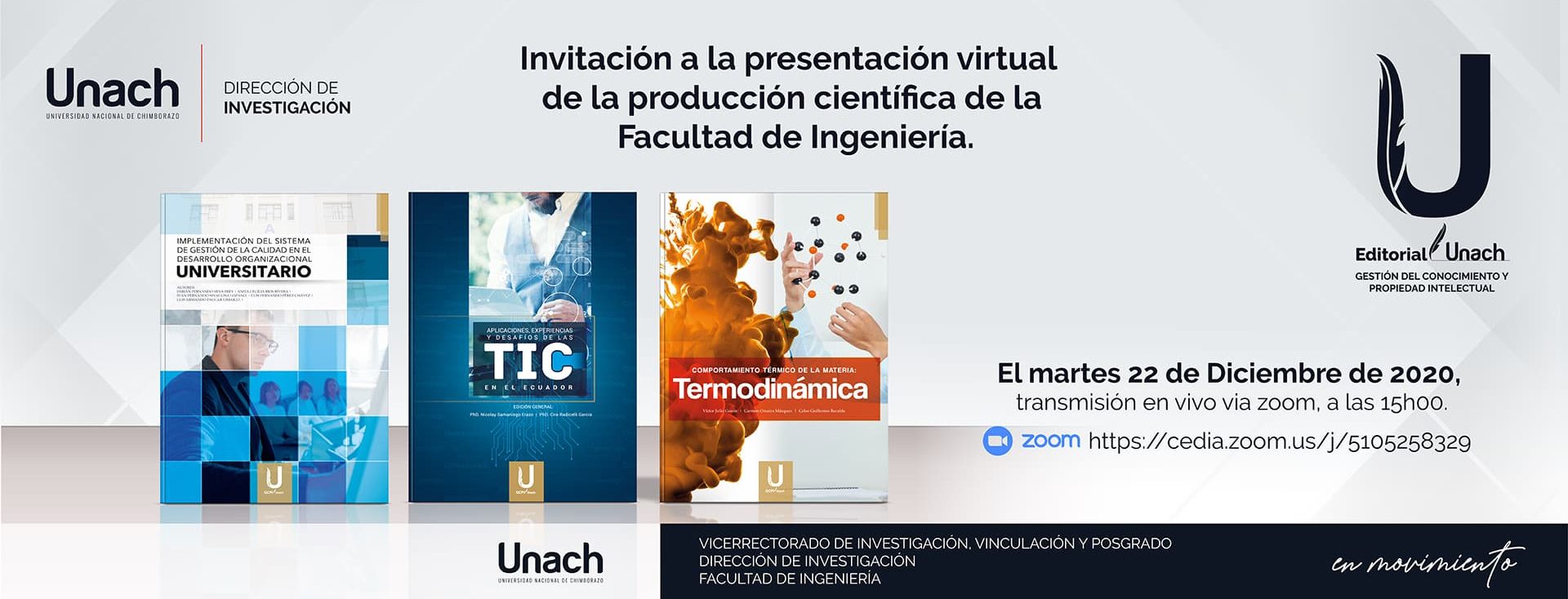 PRESENTACIÓN VIRTUAL DE LA PRODUCCIÓN CIENTÍFICA DE LA FACULTAD DE INGENIERÍA