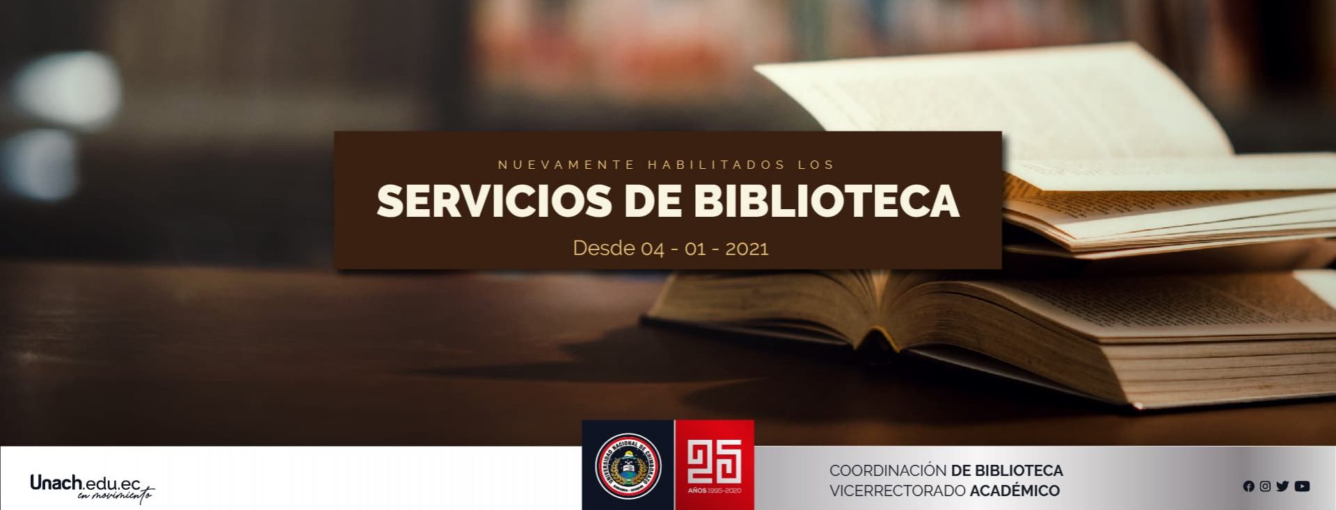 SERVICIOS DE LA COORDINACIÓN DE BIBLIOTECA