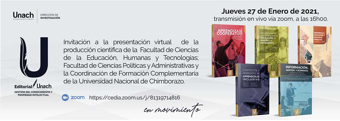 INVITACIÓN PRESENTACIÓN VIRTUAL DE LA PRODUCCIÓN CIENTÍFICA DE LA FACULTAD DE CIENCIAS POLÍTICAS, Y DE LA FACULTAD DE LA EDUCACIÓN, HUMANAS Y TECNOLOGÍAS.