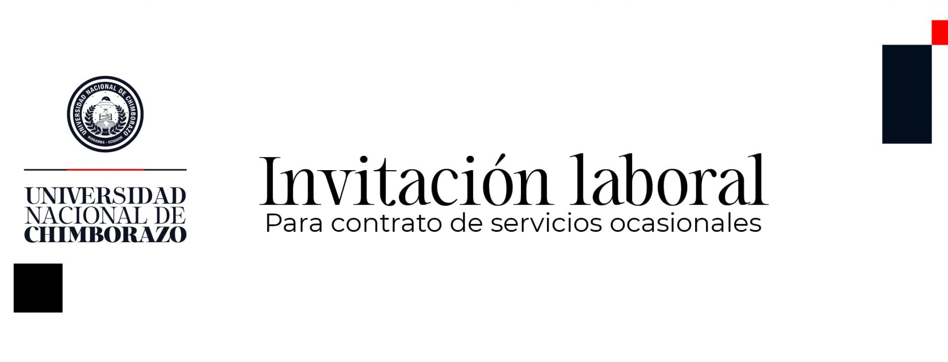 INVITACIÓN LABORAL DE LOS PUESTOS DE TRABAJADOR SOCIAL Y PSICÓLOGO OCUPACIONAL