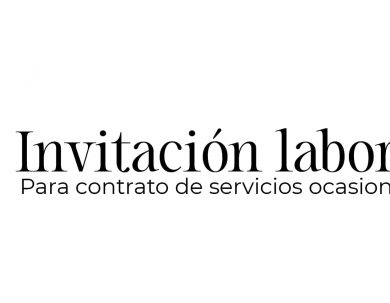 INVITACIÓN LABORAL DE LOS PUESTOS DE TRABAJADOR SOCIAL Y PSICÓLOGO OCUPACIONAL