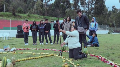 La Unach fue parte del “Chaquiñán al Inti Raymi, Cebadas 2023”