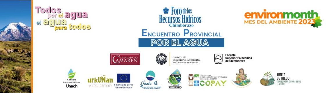 FORO DE LOS RECURSOS HÍDRICOS ENCUENTRO PROVINCIAL POR EL AGUA