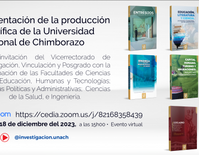 PRESENTACIÓN DE LA PRODUCCIÓN CIENTÍFICA DE LAS FACULTADES DE CIENCIAS DE LA EDUCACIÓN, HUMANAS Y TECNOLOGIAS CIENCIAS POLITICAS Y ADMINISTRATIVAS; CIENCIAS DE LA SALUD, E INGENIERIA.