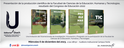 PRESENTACIÓN DE LIBROS DE LA FACULTAD DE CIENCIAS DE LA EDUCACIÓN, HUMANAS Y TECNOLOGÍAS DE LA UNIVERSIDAD NACIONAL DE CHIMBORAZO DICIEMBRE 2023