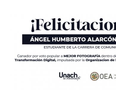 ESTUDIANTE DE LA CARRERA DE COMUNICACIÓN DE LA UNACH GANA EL CONCURSO DE FOTOGRAFÍA DE LA OEA