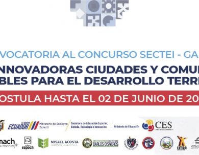 CONCURSO SECTEI – GADMR ¨IDEAS INNOVADORAS CIUDADES Y COMUNIDADES SOSTENIBLES PARA EL DESARROLLO TERRITORIAL¨