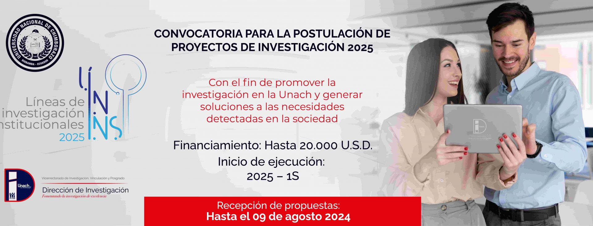 CONVOCATORIA PARA LA POSTULACIÓN DE PROYECTOS DE INVESTIGACIÓN 2025 ...