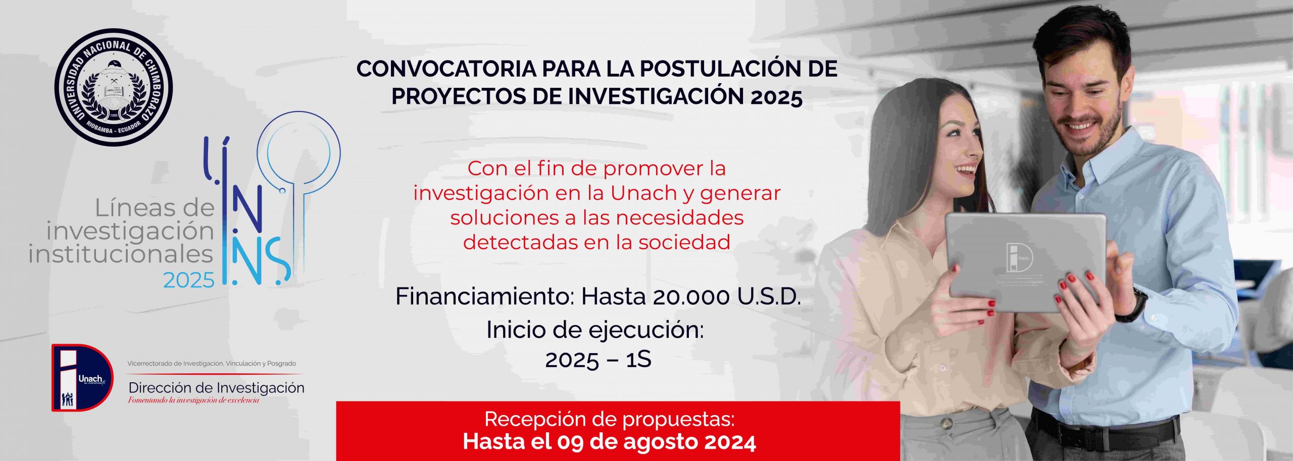 CONVOCATORIA PARA LA POSTULACIÓN DE PROYECTOS DE INVESTIGACIÓN 2025 ...