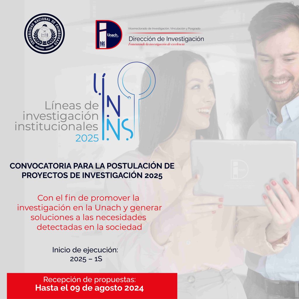 CONVOCATORIA PARA LA POSTULACIÓN DE PROYECTOS DE INVESTIGACIÓN 2025 ...
