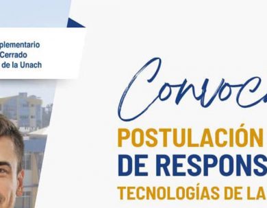 CONVOCATORIA PARA POSTULACIÓN AL CARGO DE RESPONSABLE DE TI