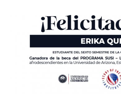 Estudiante de la Unach obtiene beca SUSI para liderazgo femenino en Estados Unidos