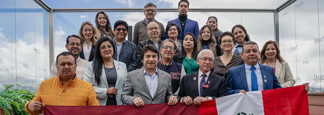Gira académica internacional: Unach fortalece lazos educativos con la Universidad Católica Santa María