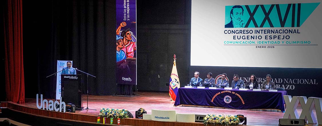 Inauguración del XXVII Congreso Internacional Eugenio Espejo: Comunicación, Identidad y Olimpismo
