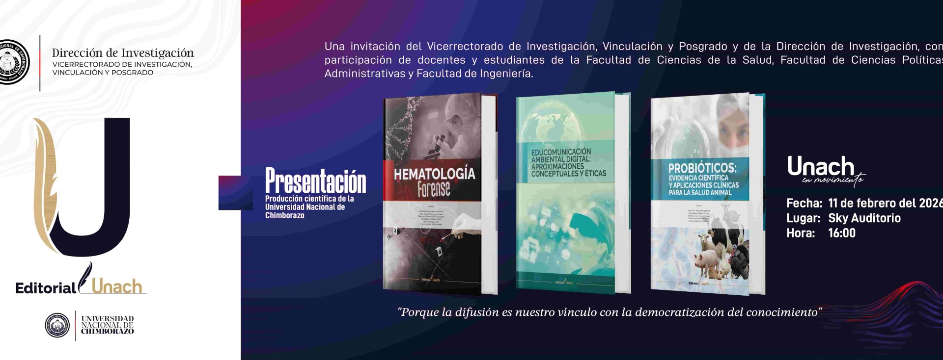 PRODUCCIÓN CIENTÍFICA DE LA UNIVERSIDAD NACIONAL DE CHIMBORAZO FACULTAD DE CIENCIAS DE LA SALUD, FACULTAD DE CIENCIAS POLÍTICAS Y ADMINISTRATIVAS Y FACULTAD DE INGENIERÍA.